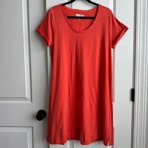 Lou & Grey Coral Short-Sleeve Mini Dress